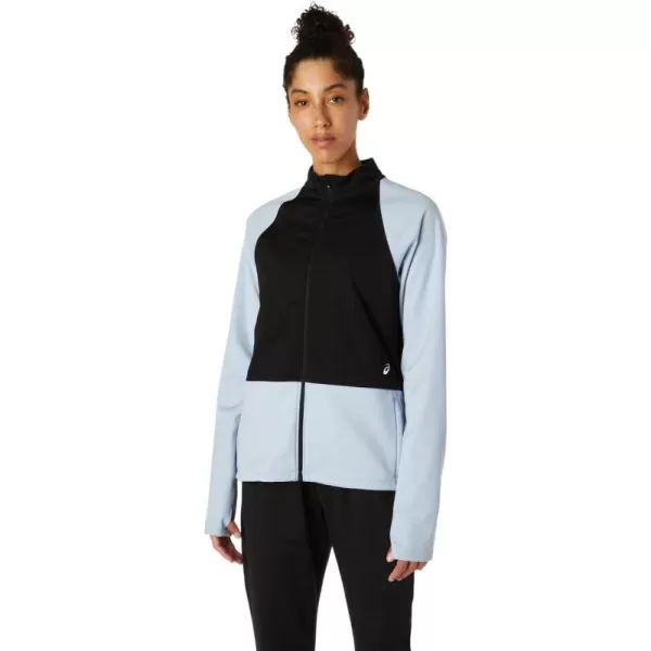 imageASICS Womens THERMOSTORM FULL ZIP JACKET Running ApparelMistPerformance Black