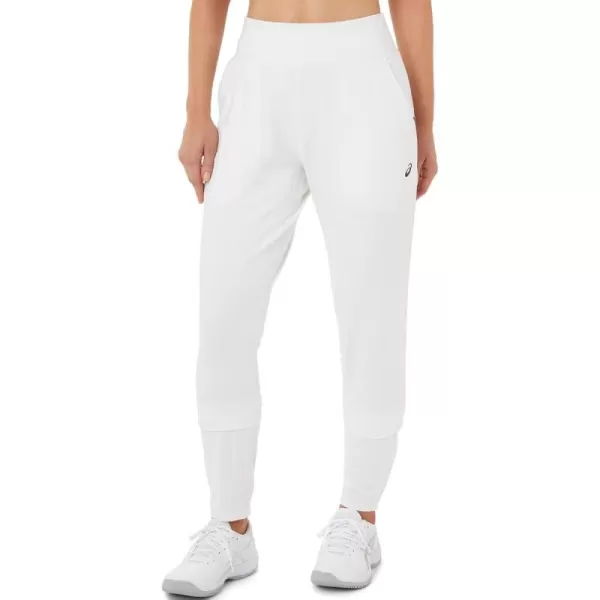imageASICS Womens Tennis Pant Tennis ApparelBrilliant WhitePerformance Black