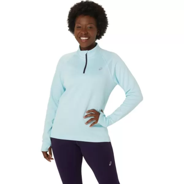 imageASICS Womens Thermopolis 14 Zip ApparelAquamarineNight Shade