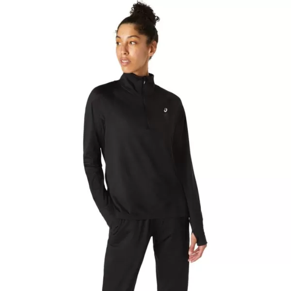 imageASICS Womens Thermopolis Half Zip Running ApparelPerformance Black