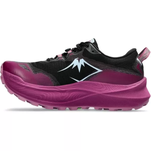 imageASICS Womens Trabuco Max 3 Running ShoesBlackLight Blue