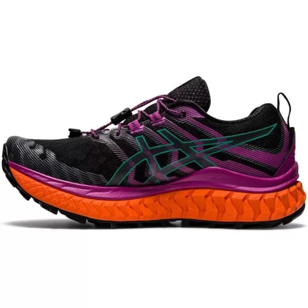 imageASICS Womens Trabuco Max Running ShoesBlackDigital Grape