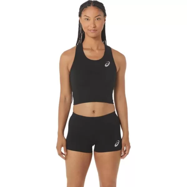 imageASICS Womens Track Cropped TOPPerformance Black