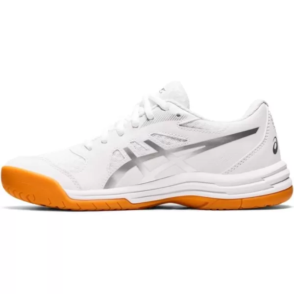 imageASICS Womens Upcourt 5 Indoor Sport ShoeWhitePure Silver