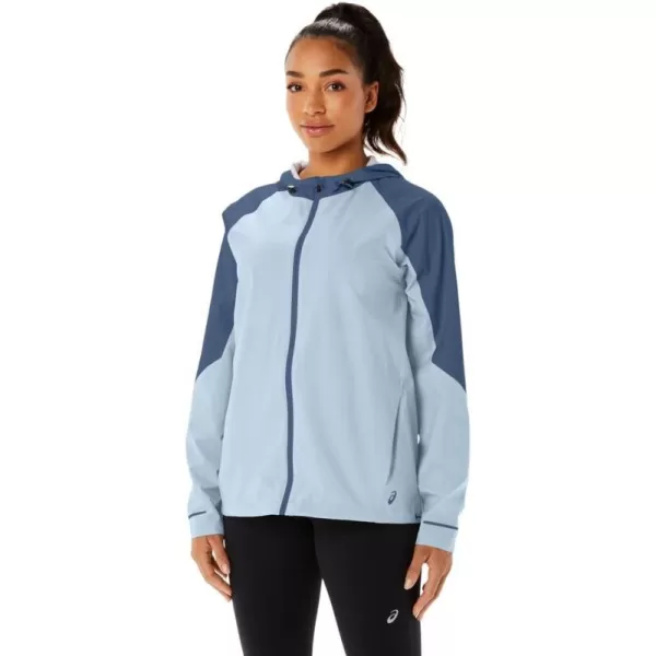 imageASICS Womens WATERPROOF JACKET ApparelSkyGrand Shark