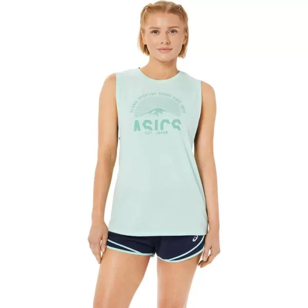 imageASICS Womens Womens Mountain Muscle Tank ApparelFresh Ice Heather