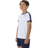 imageASICS BOYS TENNIS Short Sleeve TOP TENNIS Apparel M BRILLIANT WHITEMIDNIGHT