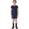 imageASICS BOYS TENNIS Short Sleeve TOP TENNIS Apparel M MIDNIGHTBRILLIANT WHITE