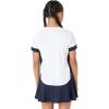imageASICS GIRLS TENNIS Short Sleeve TOP TENNIS Apparel M BRILLIANT WHITEMIDNIGHT