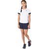 imageASICS GIRLS TENNIS Short Sleeve TOP TENNIS Apparel M BRILLIANT WHITEMIDNIGHT
