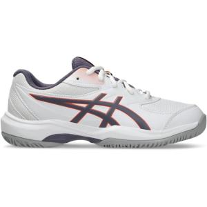 imageASICS UnisexChild GelGame Gs Little Big Kid SneakerWhiteGreyish Purple