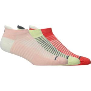 imageASICS Unisex CUSHION LOW CUT 3 PK SOCKS Training AccessoriesCoral ReefBreezeHuddle Yellow