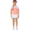 imageASICS Kids TENNIS Short Sleeve TOP Apparel L GUAVABRILLIANT WHITE