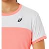 imageASICS Kids TENNIS Short Sleeve TOP Apparel L GUAVABRILLIANT WHITE