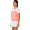 imageASICS Kids TENNIS Short Sleeve TOP Apparel L GUAVABRILLIANT WHITE