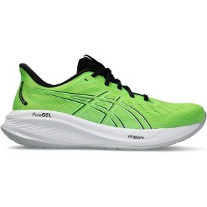 imageASICS Mens GelCumulus 26 Running ShoesElectric LimeWhite