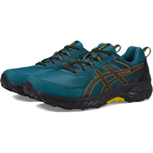 imageASICS Mens GelVenture 9 Running ShoesInk TealSandstorm