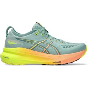 imageASICS Womens GelKayano 31 Running ShoesLight CeladonSafety Yellow