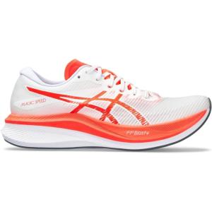 imageASICS Womens Magic Speed 3 Running ShoeWhiteSunrise Red