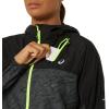 imageASICS Womens FUJITRAIL PACKABLE WINDBREAKER RUNNING ApparelPerformance Black