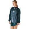 imageASICS Womens FUJITRAIL PACKABLE WINDBREAKER RUNNING ApparelSaxon GreenLight Ube