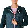 imageASICS Womens FUJITRAIL PACKABLE WINDBREAKER RUNNING ApparelSaxon GreenLight Ube