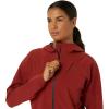 imageASICS Womens METARUN Waterproof Jacket Running ApparelDeep Red