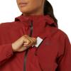 imageASICS Womens METARUN Waterproof Jacket Running ApparelDeep Red