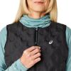 imageASICS Womens NAGINO Run Padded Gilet Running ApparelPerformance Black