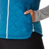 imageASICS Womens PERFORMANCE INSULATED VEST 20 Running ApparelRich NavyOatmeal