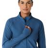 imageASICS Womens Rib Jacket Running ApparelVintage Indigo