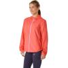 imageASICS Womens SILVER JACKET Running ApparelCoral Reef