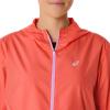 imageASICS Womens SILVER JACKET Running ApparelCoral Reef