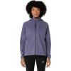 imageASICS Womens METARUN Waterproof Jacket Running ApparelGreyish Purple