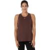 imageASICS Womens NAGINO RUN ADJUSTABLE TANK Running ApparelCoffee Heather