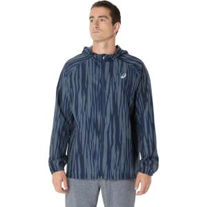 imageASICS Unisex PR LYTE PACKABLE JACKET Running ApparelMidnight Shibori