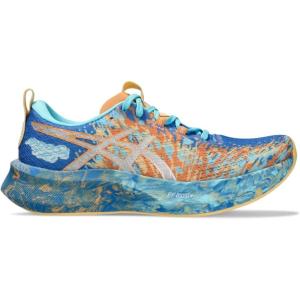 imageASICS Womens GelNoosa Tri 16 Running ShoeNature BlueFaded Orange