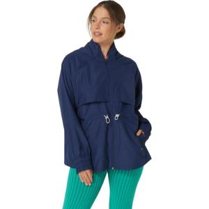 imageASICS Womens Nagino Actibreeze Woven Running JacketBlue Expanse