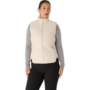 imageASICS Womens PERFORMANCE INSULATED VEST 20 Running ApparelOatmeal