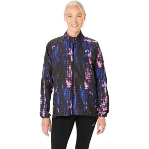 imageASICS Womens ROAD PACKABLE JACKET RUNNING ApparelPerformance BlackBold Magenta