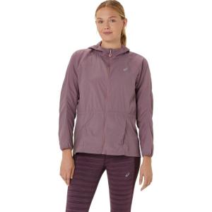 imageASICS Womens ROAD PACKABLE JACKET Running ApparelDusty Mauve