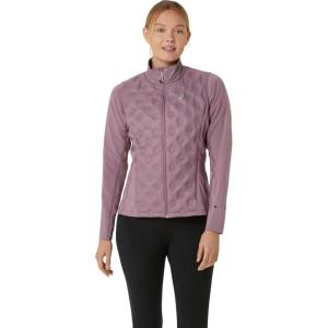 imageASICS Womens ROAD WINTER JACKET Running ApparelDusty Mauve