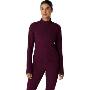 imageASICS Womens Rib Jacket Running ApparelDeep Mars