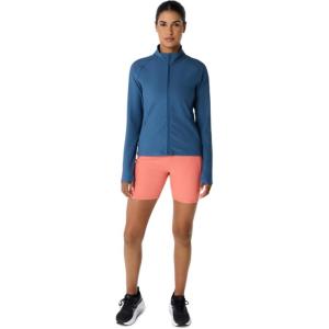 imageASICS Womens Rib Jacket Running ApparelVintage Indigo