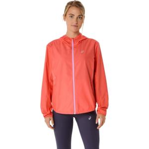 imageASICS Womens SILVER JACKET Running ApparelCoral Reef