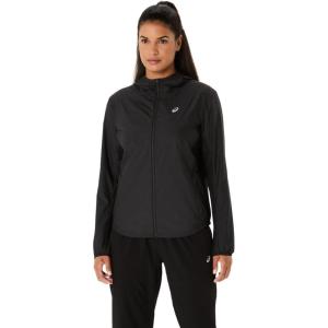 imageASICS Womens SILVER JACKET Running ApparelPerformance Black