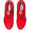 imageASICS Mens Court FlyteFoam 3 Novak Clay Tennis ShoesFiery RedWhite