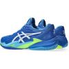 imageASICS Mens Court FlyteFoam 3 Novak Clay Tennis ShoesTuna BlueWhite