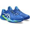 imageASICS Mens Court FlyteFoam 3 Novak Clay Tennis ShoesTuna BlueWhite