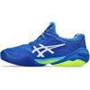 imageASICS Mens Court FlyteFoam 3 Novak Clay Tennis ShoesTuna BlueWhite